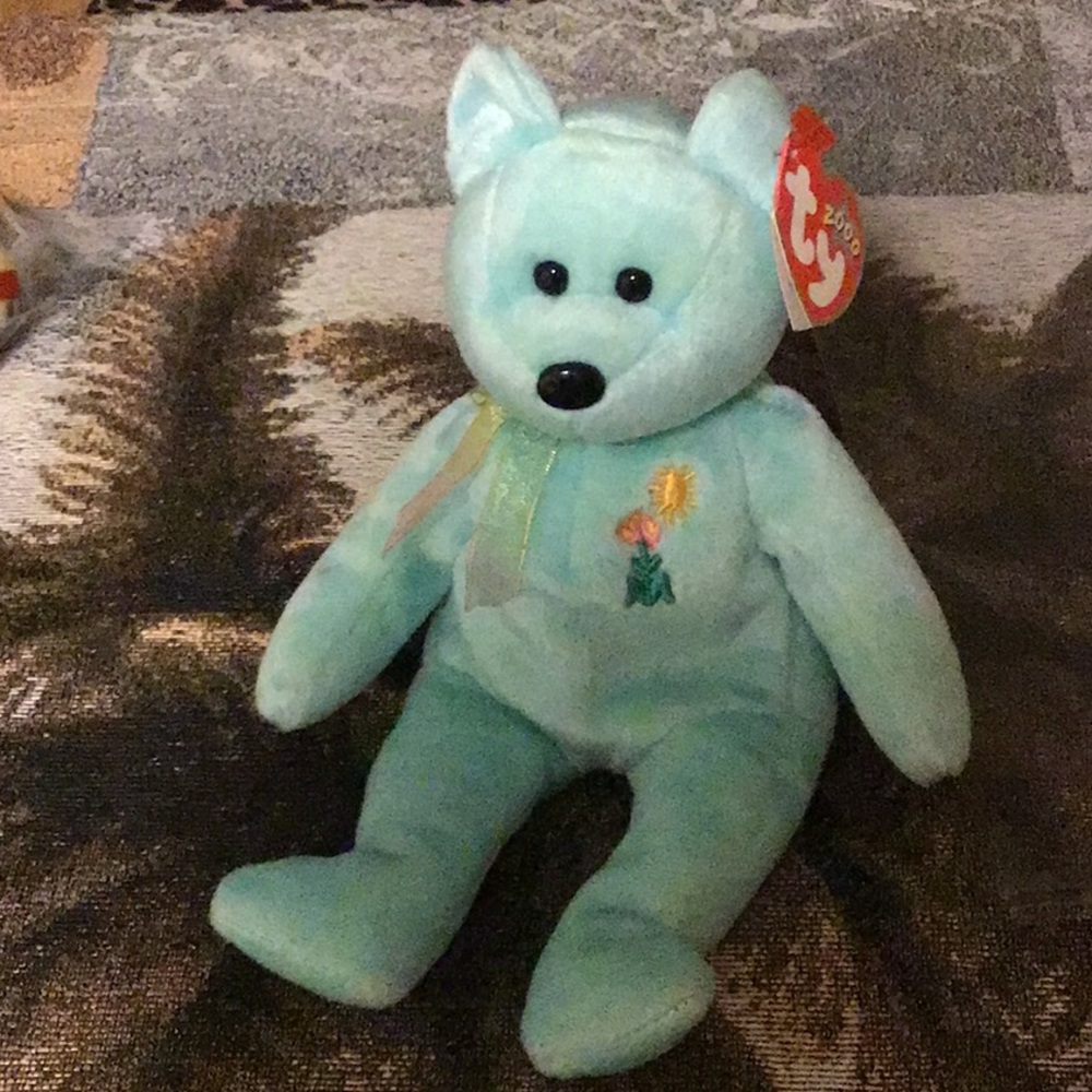 TY Beanie baby Ariel bear memory of 1981-1988 Tags in great shape 🎄🎁
